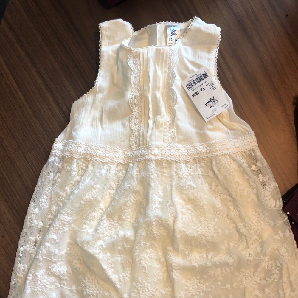 NWT Osh Kosh lace dress 12-18m